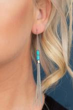 Load image into Gallery viewer, Windblown - Blue Earrings
