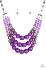 Load image into Gallery viewer, Forbidden Fruit - Purple Necklace
